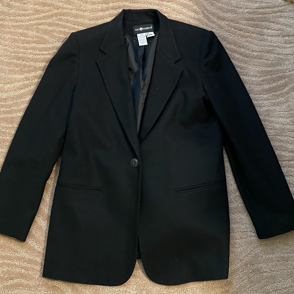 Sag harbor blazer 100% wool